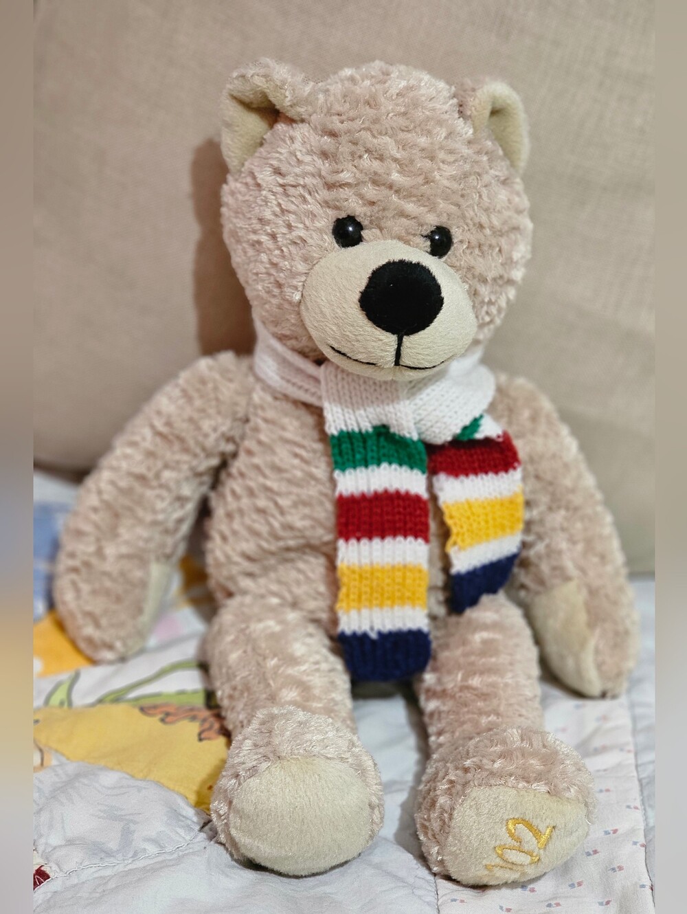 Vintage 2002 Hudson Bay Teddy Bear